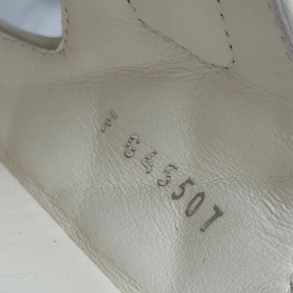 Chanel lambskin white dad sandal - Picture 3 of 5